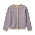 Wheat - Knit Cardigan Elga - Lavender Beige