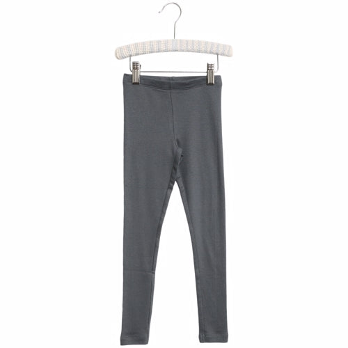 Wheat - rib leggings// dark petroleum, basis, ensfarvet, bluse, t-shirt, langærmet, wheat, pige, pigebluse, , dress, kjole, leggings, bukser, baby
