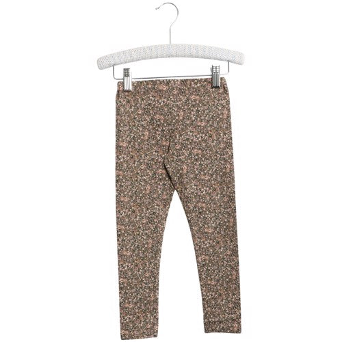 Wheat - Jersey Leggings // Green flowers, basis, ensfarvet, bluse, t-shirt, langærmet, wheat, pige, pigebluse, leggings, unisex, leggings, bukser