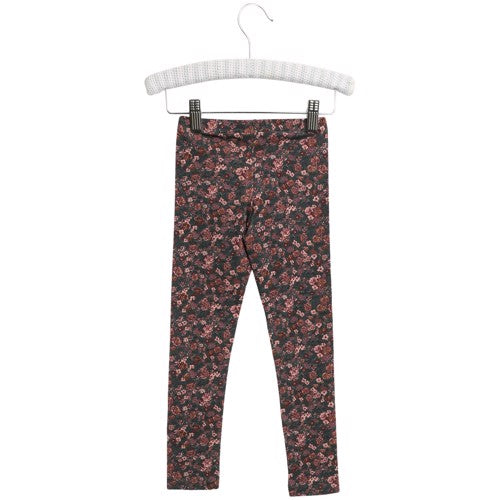 Wheat - jersey leggings // petroleum flowers, leggings, bukser, pigeleggings,