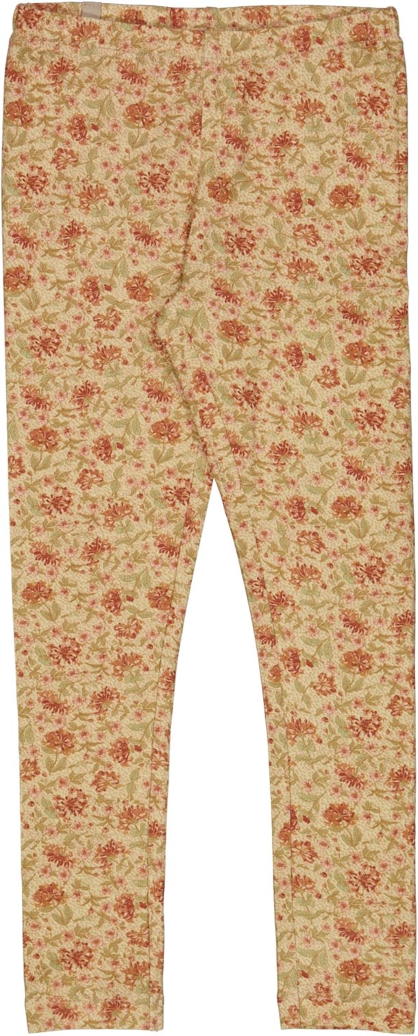 Wheat - Jersey Leggings // Honeysuckle, leggings, bukser, pigeleggings, baby, babyleggings, barselsgave, gave, Blomstret leggings, røde leggings