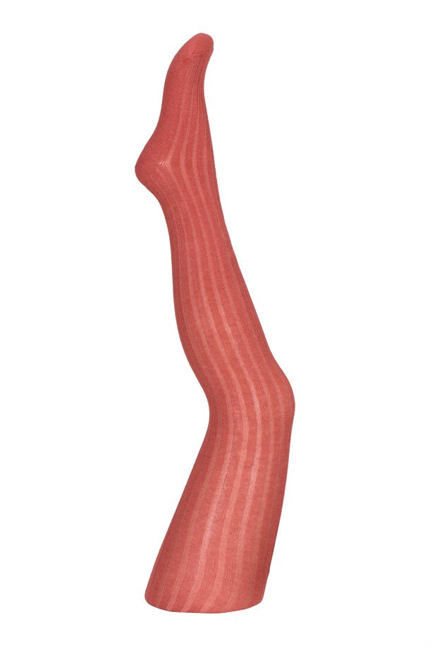 Strømpebukser, røde strømpebukser, underdele, MP, børnestrømpebukser, MP Cotton Rib strømpebukser bomuld // Marsala