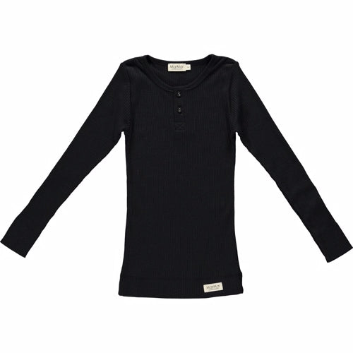 marmar, marmarmodal, modal, rip, rib, ribbluse, ripbluse, bluse, basic, basicbluse, langærmet,