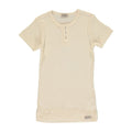 MarMar Plain Tee SS, Modal, Golden201-100-26-0209, t-shirt, tee, bluse, modalbluse, drengebluse, drenget-shirt, pige t-shirt