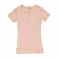 MarMar Plain Tee SS, Modal, Golden201-100-26-0209, t-shirt, tee, bluse, modalbluse, drengebluse, drenget-shirt, pige t-shirt, Rose Moon