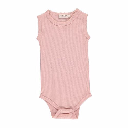 marmar, modal, marmarbody, body, rib, rip, rip body, basic body, bodystocking, body uden ærmer, undertrøje, sleveless, rose