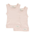 MarMar Plain Tee SS, Modal, t-shirt, tee, bluse, modalbluse, drengebluse, drenget-shirt, pige t-shirt,MarMar - Baby Sleeveless 2-pack - Rose