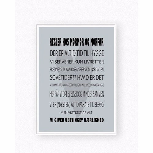 børne plakater, pige plakat, romantiske plakater, børne billeder, mit dejlige hjem, regnbue plakat, regler hos , regler hos mormor og morfar