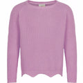 pullover, trøje, skrit, sweater, grå, pige, pigetrøje, pigebluse, vintertrøje, efterår, The New - The New - OLLY Knit Pullover Peachskin