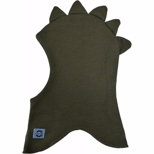 elefanthue, mikkline, balaclava, uld, uld-hue, hue, Mikk-Line, Uld Hue, Dino Military Olive