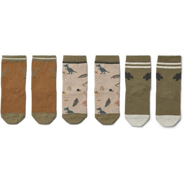 Liewood Silas bomulds strømper Arctic Mix 4 stk