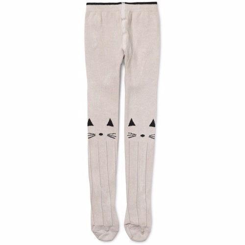 Liewood Silje Bomulds strømpebukser Cat Sweet rose