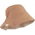 Liewood Buddy sun hat sea blue, sommerhat solhat, børne hat, babyhat, Liewood - Cosmo solhat med ører vendbar //Tuscany rose