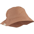 Liewood Buddy sun hat sea blue, sommerhat solhat, børne hat, babyhat, Liewood - Cosmo solhat med ører vendbar //Tuscany rose