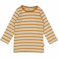 Wheat - T-shirt Striped LS // Almond