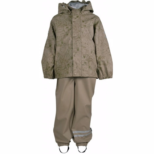 regntøj, regnsæt, reflekser, Mikk-line, to dele, børne regntøj, PU-materiale, flour-fri, overall regnbukser, overtøj, tilbud, nedslag på regntøj, overtøjstilbud, regntøjstilbud