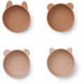 Liewood Iggy Silicone bowls- 4pack, snack , slikskål, silikone skåle, siliconeskål