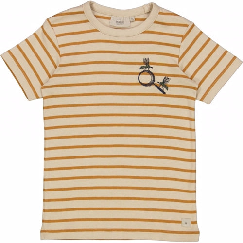 Wheat - T-shirt Mosquito Embroidery // Almond