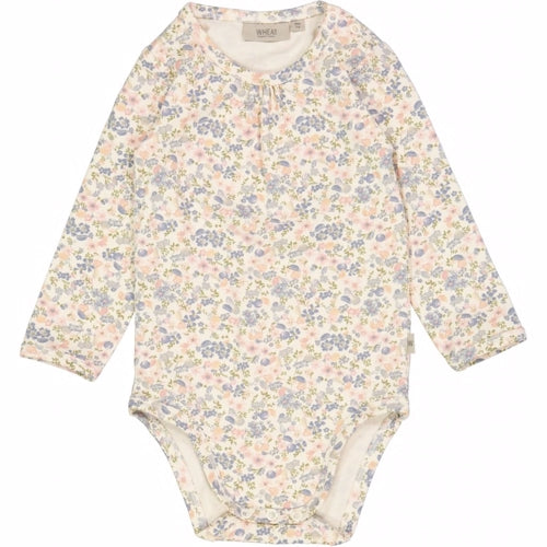 Wheat - body liv // bees and flowers, body, bodystocking, sparkedragt, babytøj, dreng, nyfødt, pige, bees and flowers,