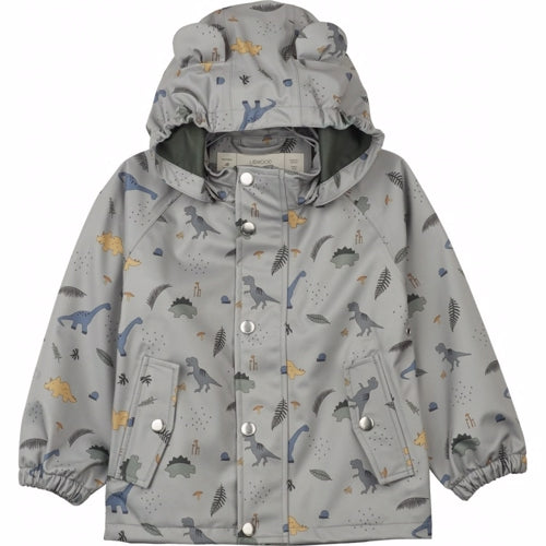 Liewood - Dakota regnsæt//Dino dove blue mix