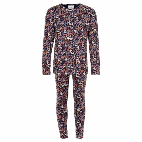 The New - Rizle LS Nightset // Navy Blazer, bukser, mørkeblå, glimmer, glitter, sweatpants, yogabukser, trompetbukser, nattøj, natsæt, nattøjssæt, pyjamas