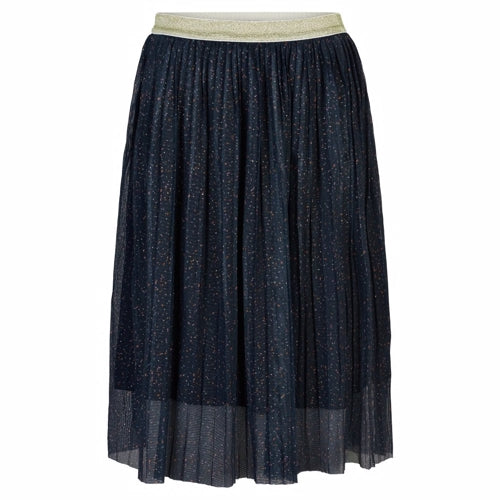 The New - SYBIL PLEAT MESH SKIRT Nederdel//Navy Blazer
