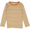 Wheat - T-shirt Striped LS // Almond