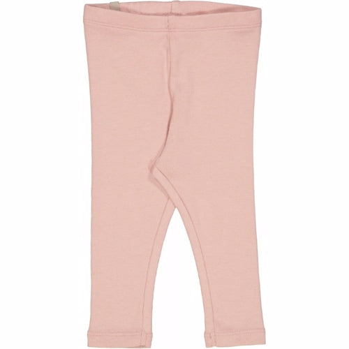 Wheat - rib leggings// powder plum, basis, ensfarvet, bluse, t-shirt, langærmet, wheat, pige, pigebluse, , dress, kjole, leggings, bukser, baby