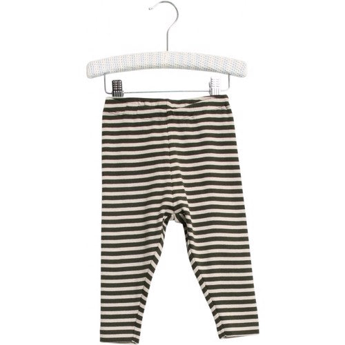 Wheat - Jersey Pants Silas // dark army, leggings, baby, babybukser, babyshower, gave, barselsgave, bukser, babyleggings, dreng, babydreng, babyboy,