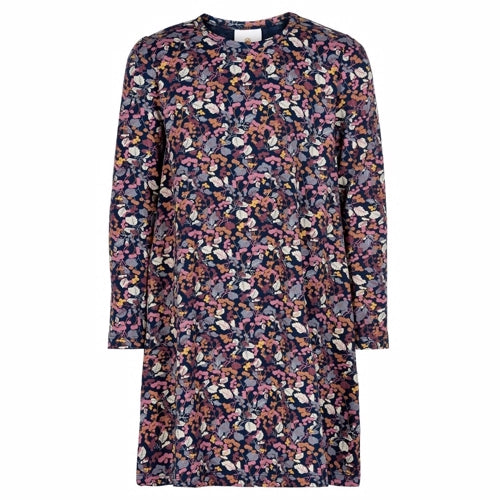 The New - Rizle Nightdress // Navy Blazer, bukser, mørkeblå, glimmer, glitter, sweatpants, yogabukser, trompetbukser, nattøj, natsæt, nattøjssæt, pyjamas, natkjole