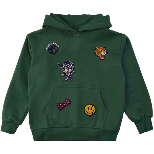 hoodie fra the new, the new hoodie, the new hættetrøje, hættetrøje fra the new, hættetrøje, hoddie, hættetrøje til drenge, hoodie til drenge, hættetrøje i grøn, hoodie i grøn.