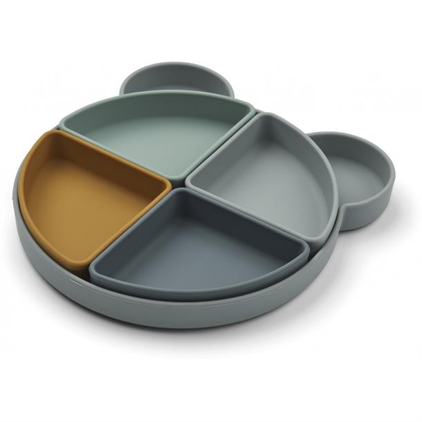 Liewood - Arne rum inddelt tallerken//cat rose multi mix