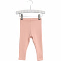 Wheat - rib leggings// rose powder, basis, ensfarvet, bluse, t-shirt, langærmet, wheat, pige, pigebluse, , dress, kjole, leggings, bukser, baby