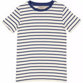 wheat - t-shirt wagner ss // cool blue, t-shirt, wagner, bluse, kortærmet, striber, drenge