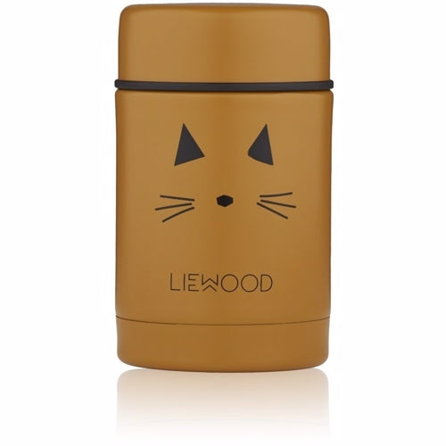 Liewood Nadja food jar Cat Mustard