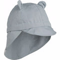 Liewood Eric sun hat sea blue, sommerhat solhat, børne hat, babyhat