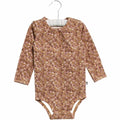 Wheat - body liv // caramel flowers, body, bodystocking, sparkedragt, babytøj, dreng, nyfødt, pige