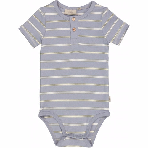 Wheat - body rib ruffle LS // powder, body, bodystocking, sparkedragt, babytøj, dreng, nyfødt, pige, babytøj