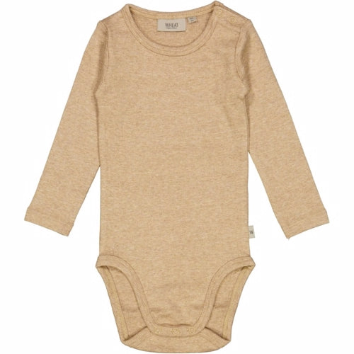 Wheat - body rib lace // powder, body, bodystocking, sparkedragt, babytøj, dreng, nyfødt, pige, babytøj