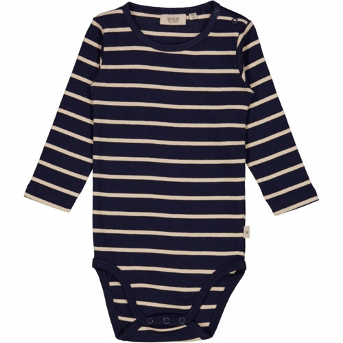 Wheat - body plain // marina, body, bodystocking, sparkedragt, babytøj, dreng, nyfødt