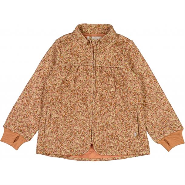 Wheat - Thermo Jacket Thilde // burgundy, termojakke, thermojakke, thermotøj, termotøj, termo, thermo, jakke, pigejakke, Wheat - Termo Jakke junior Thilde // Buttercups