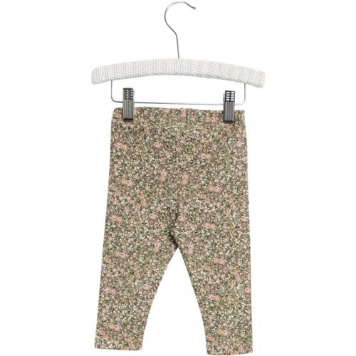Wheat - jersey leggings// fawn flowers, basis, ensfarvet, bluse, t-shirt, langærmet, wheat, pige, pigebluse, , dress, kjole, leggings, bukser, baby