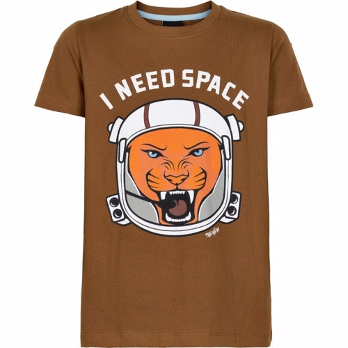 The New - Raiden SS Tee // Navy blazer, t-shirt, bluse, kortærmet, drengebluse, drenge, print, motiv, space, galaxe, rummet, blå, mørkeblå