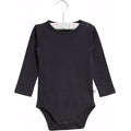 Wheat - body rib // midnight blue, body, bodystocking, sparkedragt, babytøj, dreng, nyfødt, pige