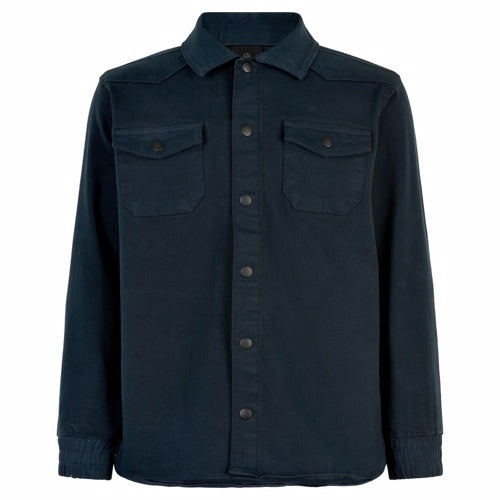 The New - Roleg Bomber LS Shirt // Navy Blazer, t-shirt, bluse, kortærmet, drengebluse, drenge, print, motiv, space, galaxe, rummet, blå, mørkeblå, sweat, sweatshirt, bluse, langærmet, skjorte, langærmet skjorte