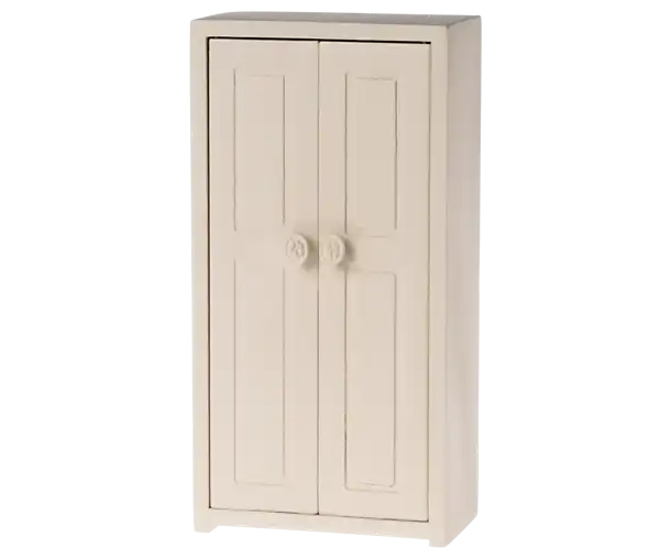 Maileg, babyseng, babycot, legetøj, børnelegetøj, musseseng, dukkeseng, Maileg dansende kat & Mus i skoæske Maileg Storebror mus i nattøj, Maileg-Bedstefar & Bedstemor i tændstik æske,Maileg -  Skab, Mus, Råhvid