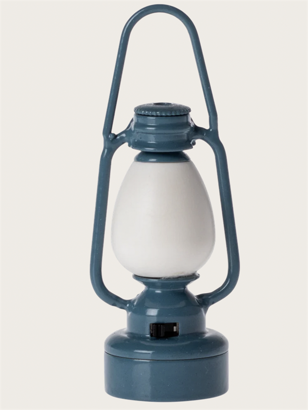 Vintage lanterne, Mus - Blå