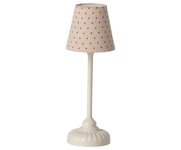 Maileg, babyseng, babycot, legetøj, børnelegetøj, musseseng, dukkeseng, Maileg dansende kat & Mus i skoæske Maileg Storebror mus i nattøj, Maileg - Vintage gulvlampe, Mus - Sand
