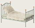 Vintage single bed, Mouse - Mint