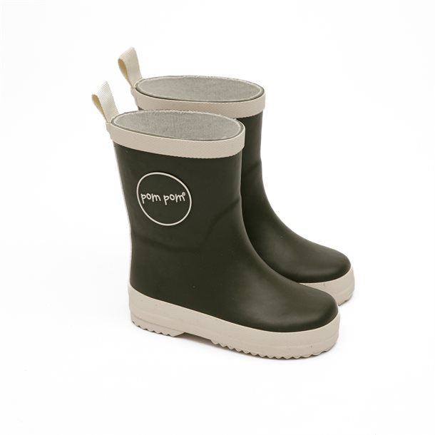 PomPom - Gummi Støvle//Hunter Green